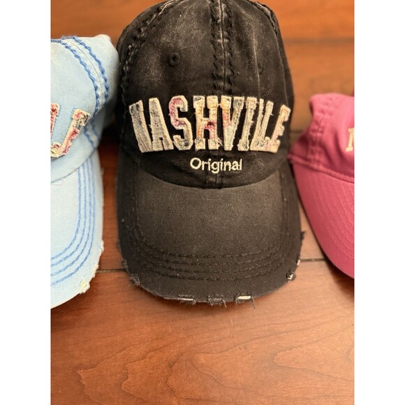 Bundle Of 3 Women’s Adjustable Nashville Hats - Picture 3 of 10